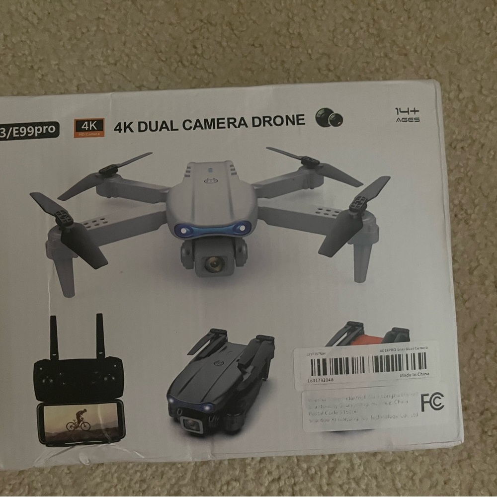 4K Dual Camera Drone with Remote - Picture 2 of 2